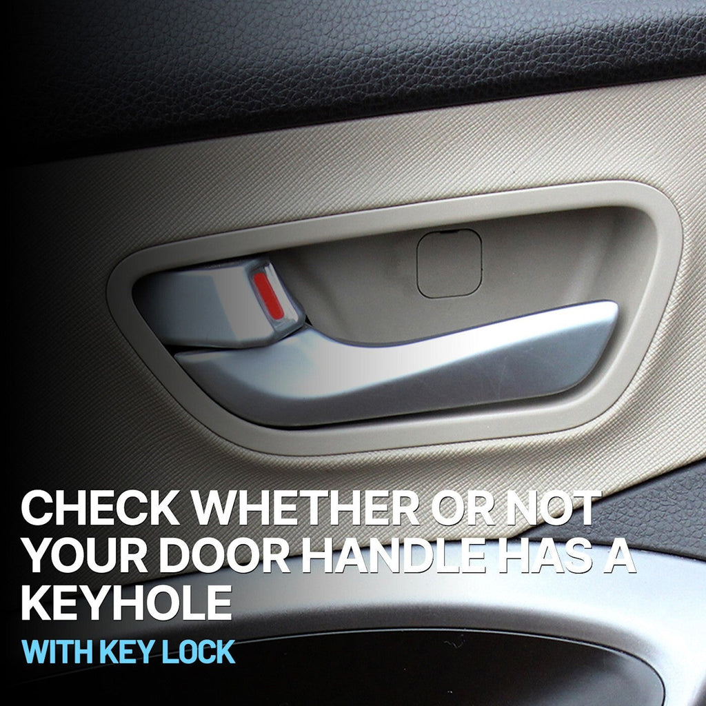 Blue Inner Interior Inside Door Handle Pair Set for Toyota Corolla Pickup Truck