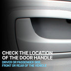 Blue Inner Interior Inside Door Handle Pair Set for Toyota Corolla Pickup Truck