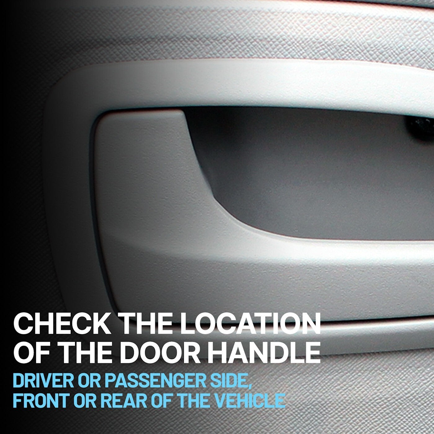 Blue Inner Interior Inside Door Handle Pair Set for Toyota Corolla Pickup Truck