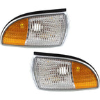 Side Marker Set For 1991-96 Chevy Caprice Lens/Housing w/Cornering Lamp Frnt 2Pc