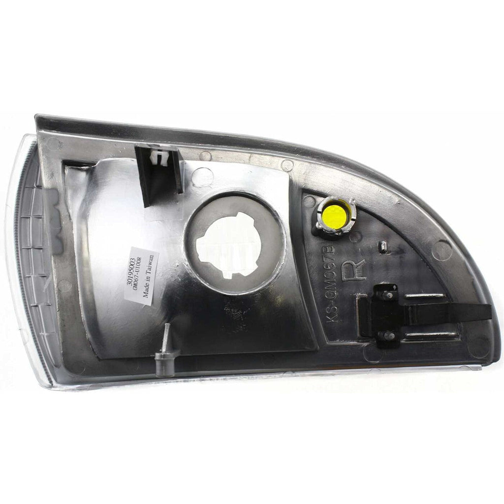 Side Marker Set For 1991-96 Chevy Caprice Lens/Housing w/Cornering Lamp Frnt 2Pc