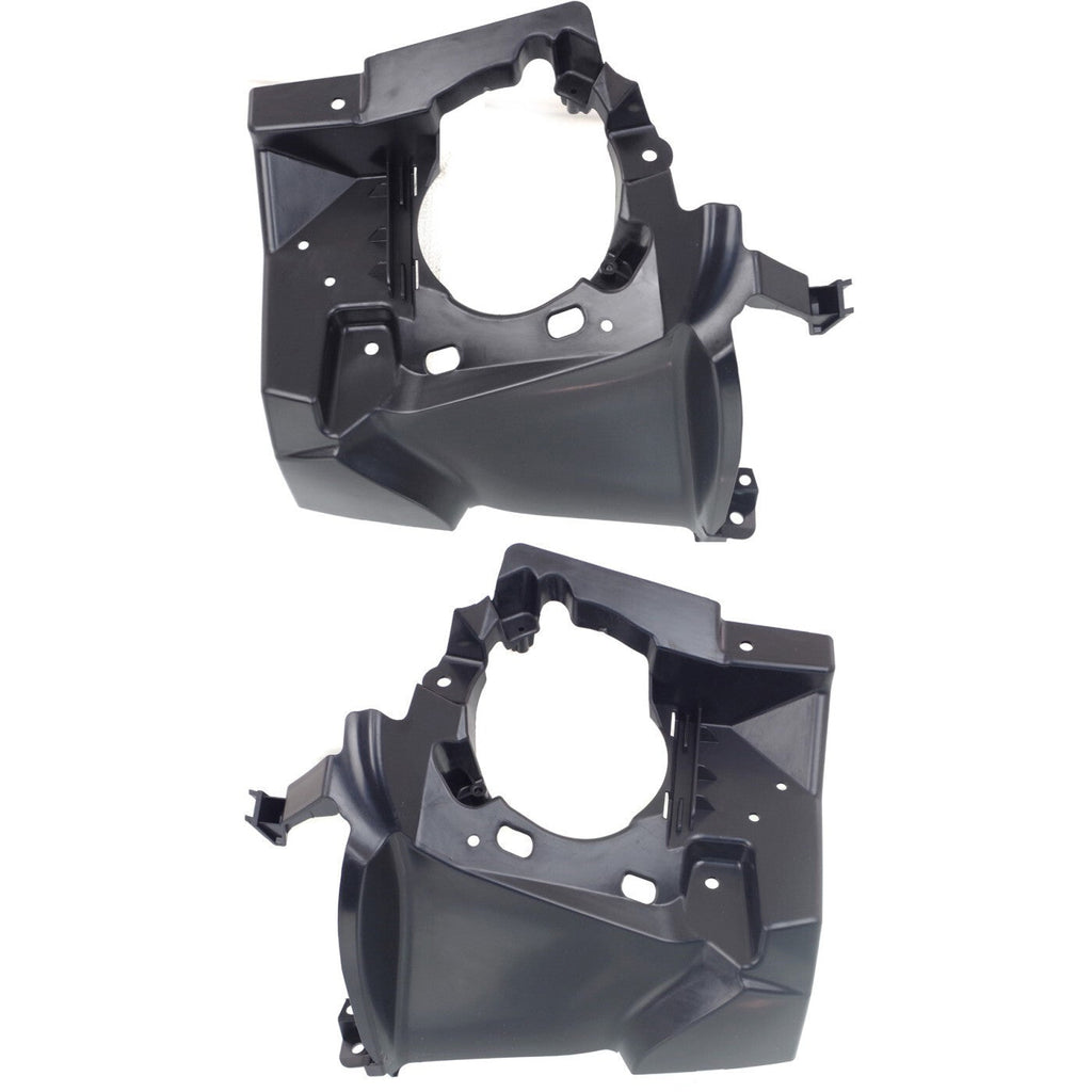 Fog Light Bracket Set For 2014-2016 BMW 428i Front Left and Right Textured Black