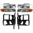 Headlight Parking Light Kit For 1999-02 Chevrolet Silverado 1500 Left and Right