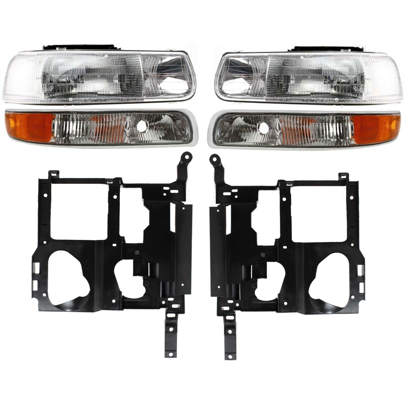Headlight Parking Light Kit For 1999-02 Chevrolet Silverado 1500 Left and Right