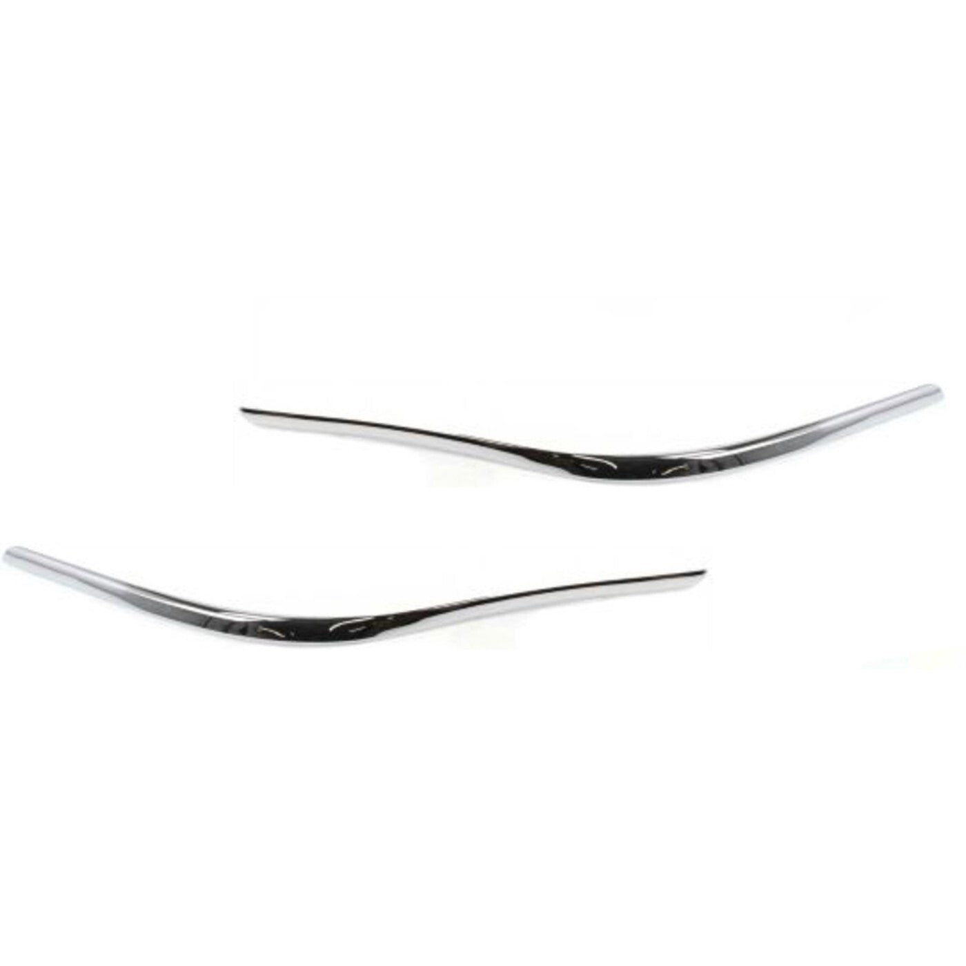 Bumper Trim Set For 1998-02 Lincoln Town Car Molding Chrome Front Left and Right