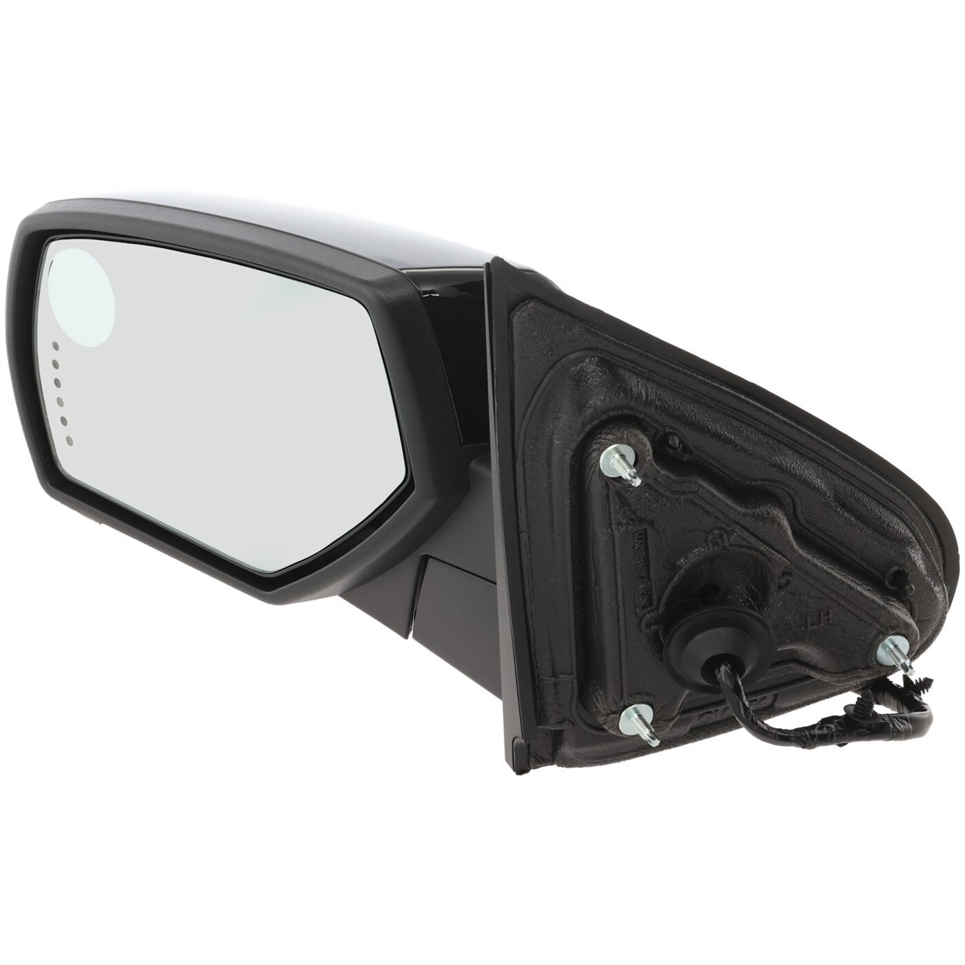 Mirror For 2014-2018 Chevy Silverado 1500 LH Power Heated Chrome w/ Signal Light