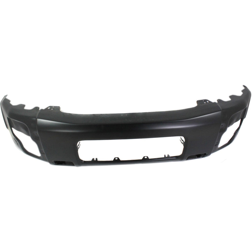 Bumper For 2008-2015 Nissan Titan Front Painted Black For PRO-4X S and SV Models