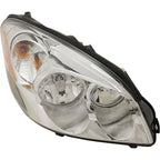 LH & RH Headlight For Buick Lucerne 2006-2011 Halogen w/ Bulbs White Turn Signal