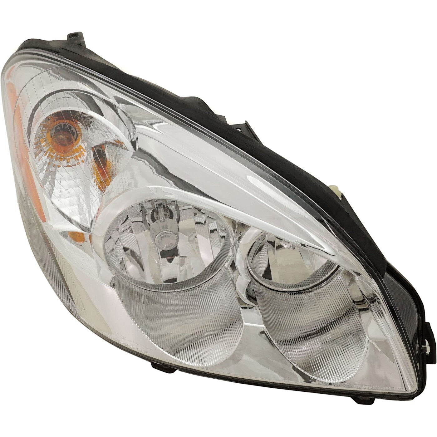 LH & RH Headlight For Buick Lucerne 2006-2011 Halogen w/ Bulbs White Turn Signal