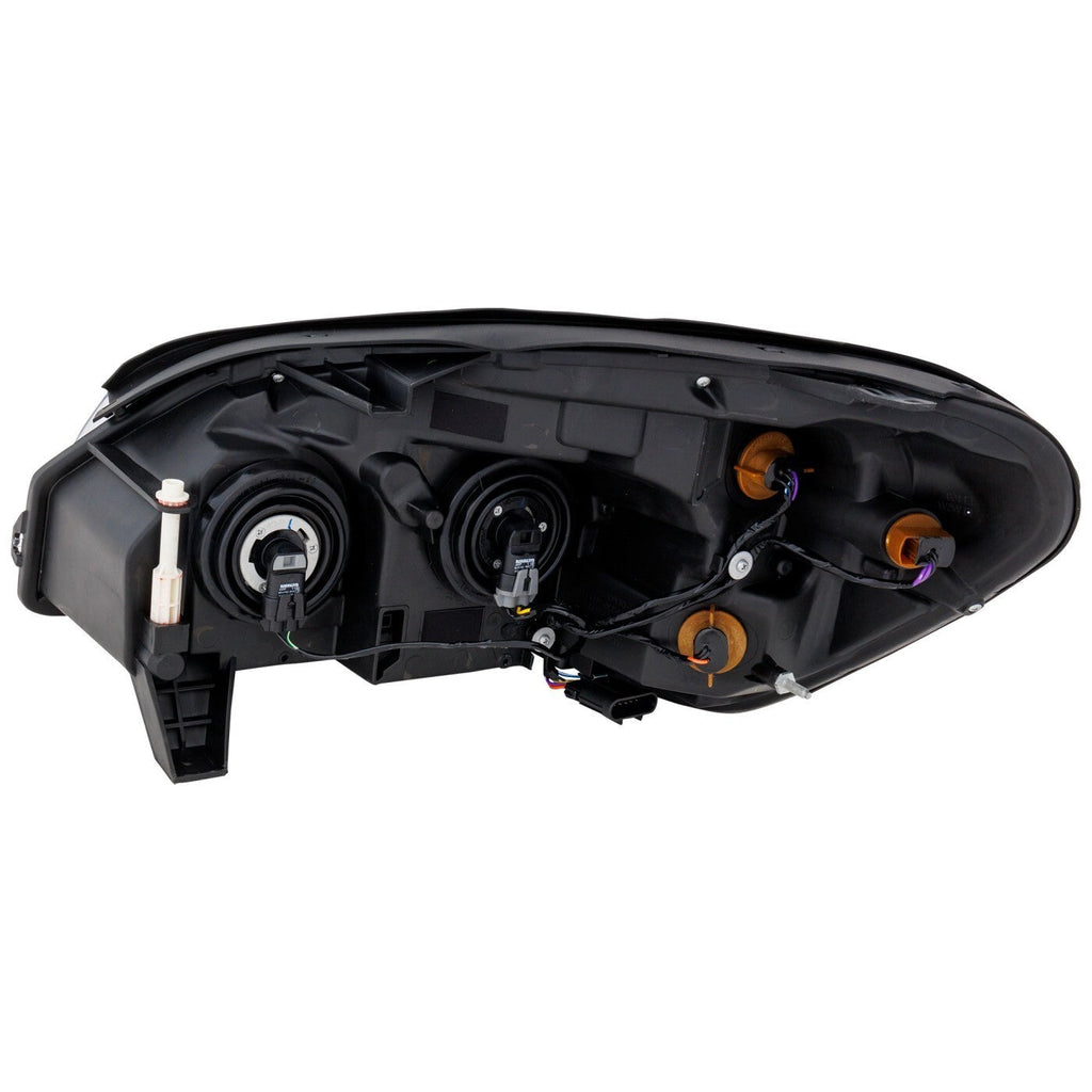 LH & RH Headlight For Buick Lucerne 2006-2011 Halogen w/ Bulbs White Turn Signal