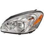 LH & RH Headlight For Buick Lucerne 2006-2011 Halogen w/ Bulbs White Turn Signal