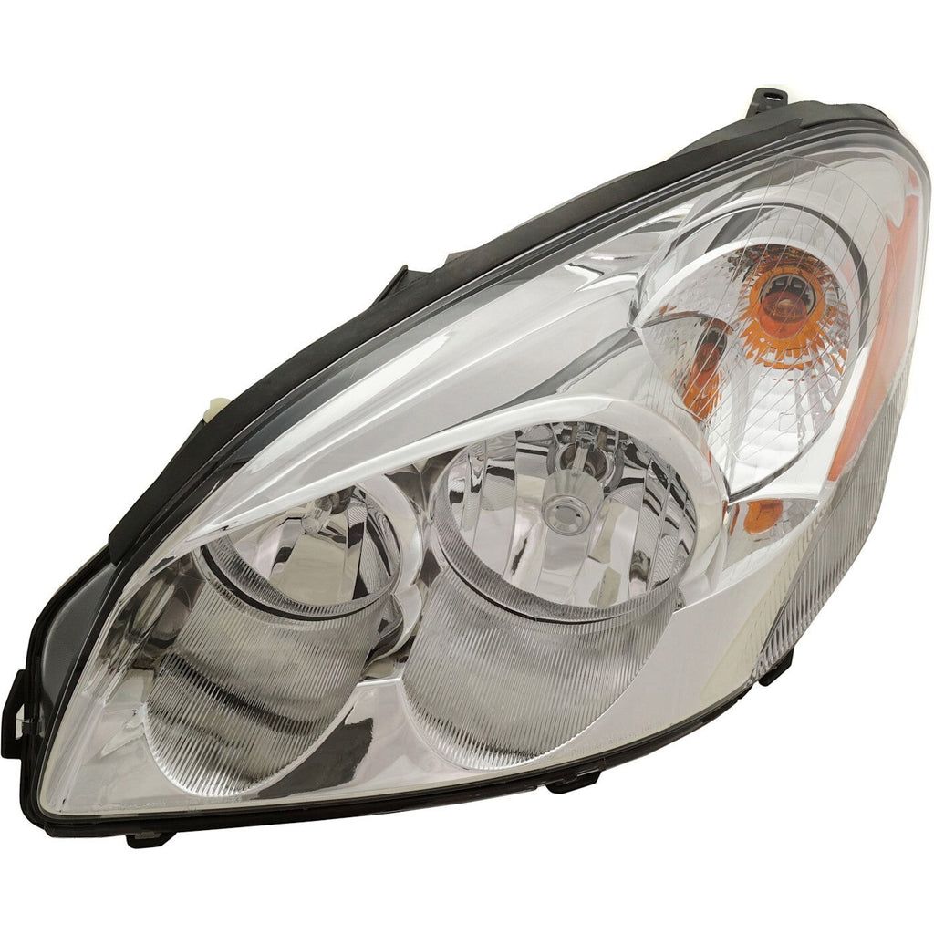 LH & RH Headlight For Buick Lucerne 2006-2011 Halogen w/ Bulbs White Turn Signal