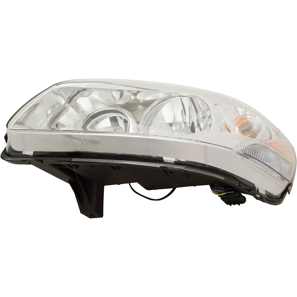 LH & RH Headlight For Buick Lucerne 2006-2011 Halogen w/ Bulbs White Turn Signal