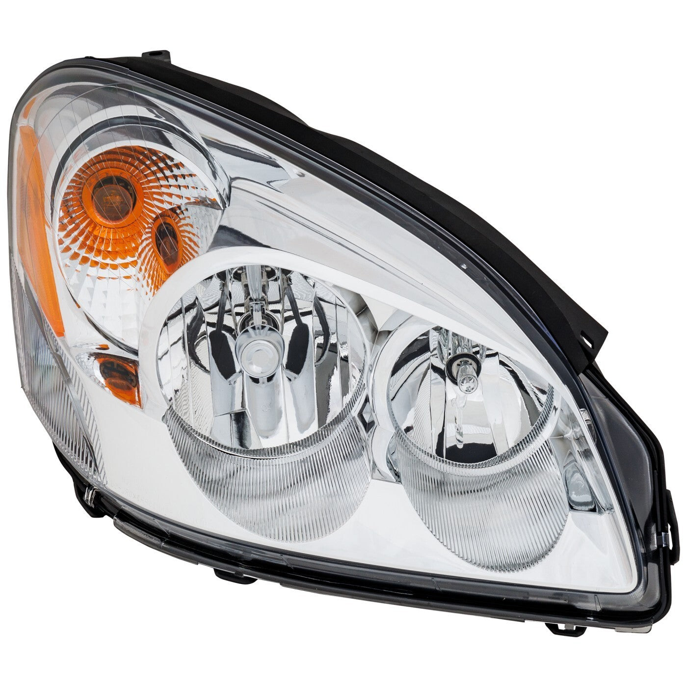 LH & RH Headlight For Buick Lucerne 2006-2011 Halogen w/ Bulbs White Turn Signal