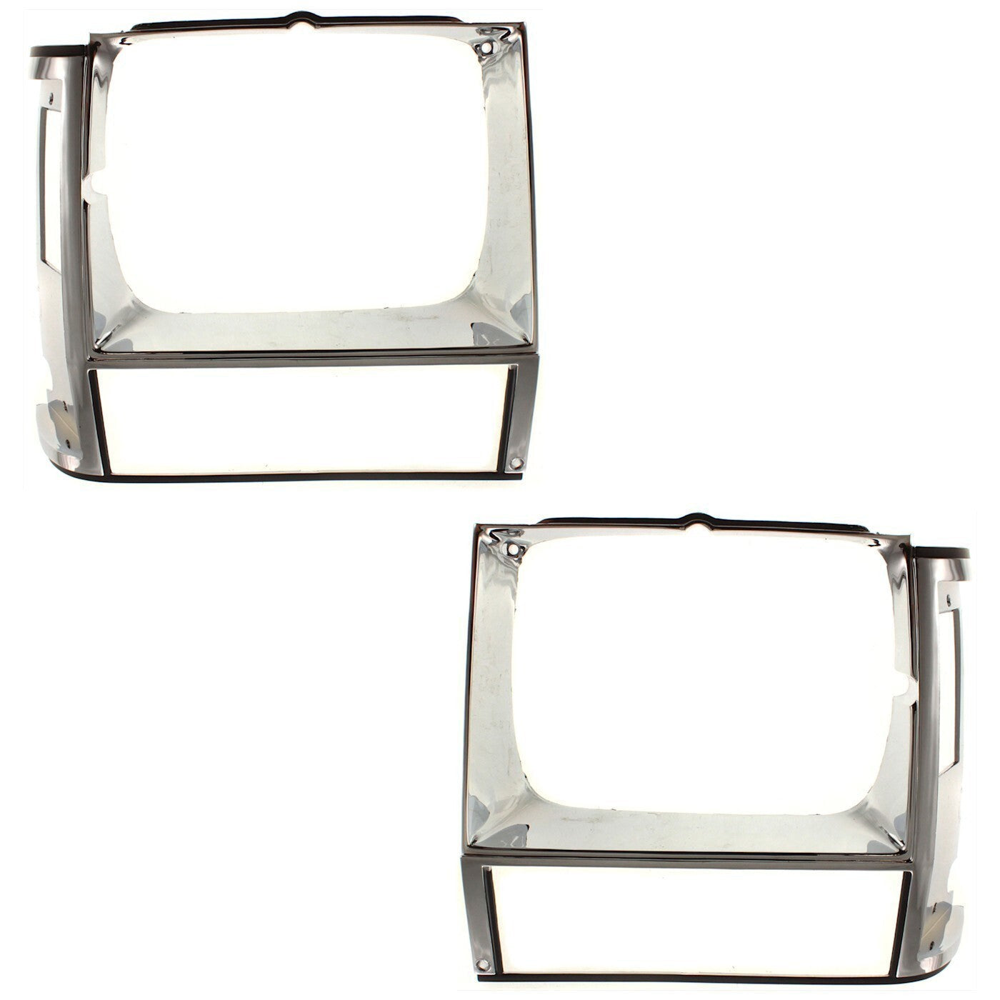 Head light Headlight Doors Headlamp Bezels Set of 2  Driver & Passenger Pair