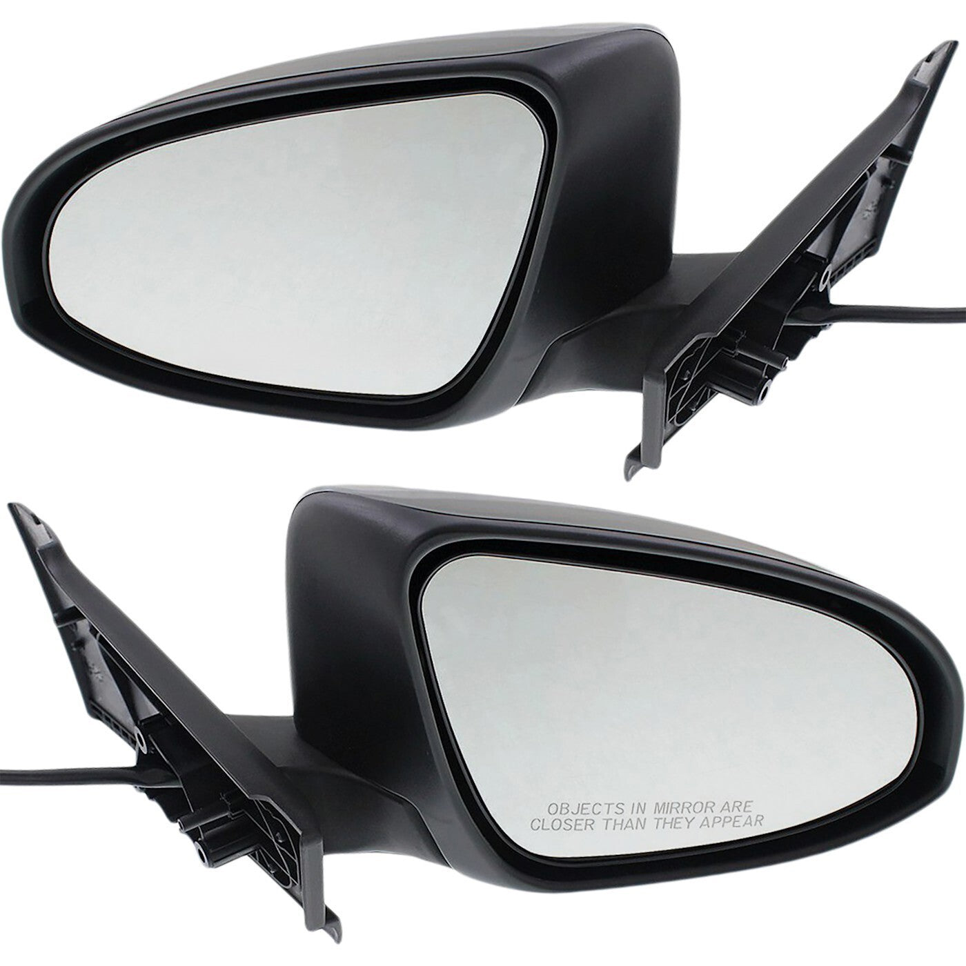 Manual Remote Mirror Set For 2012-2014 Toyota Yaris Hatchback Paint To Match