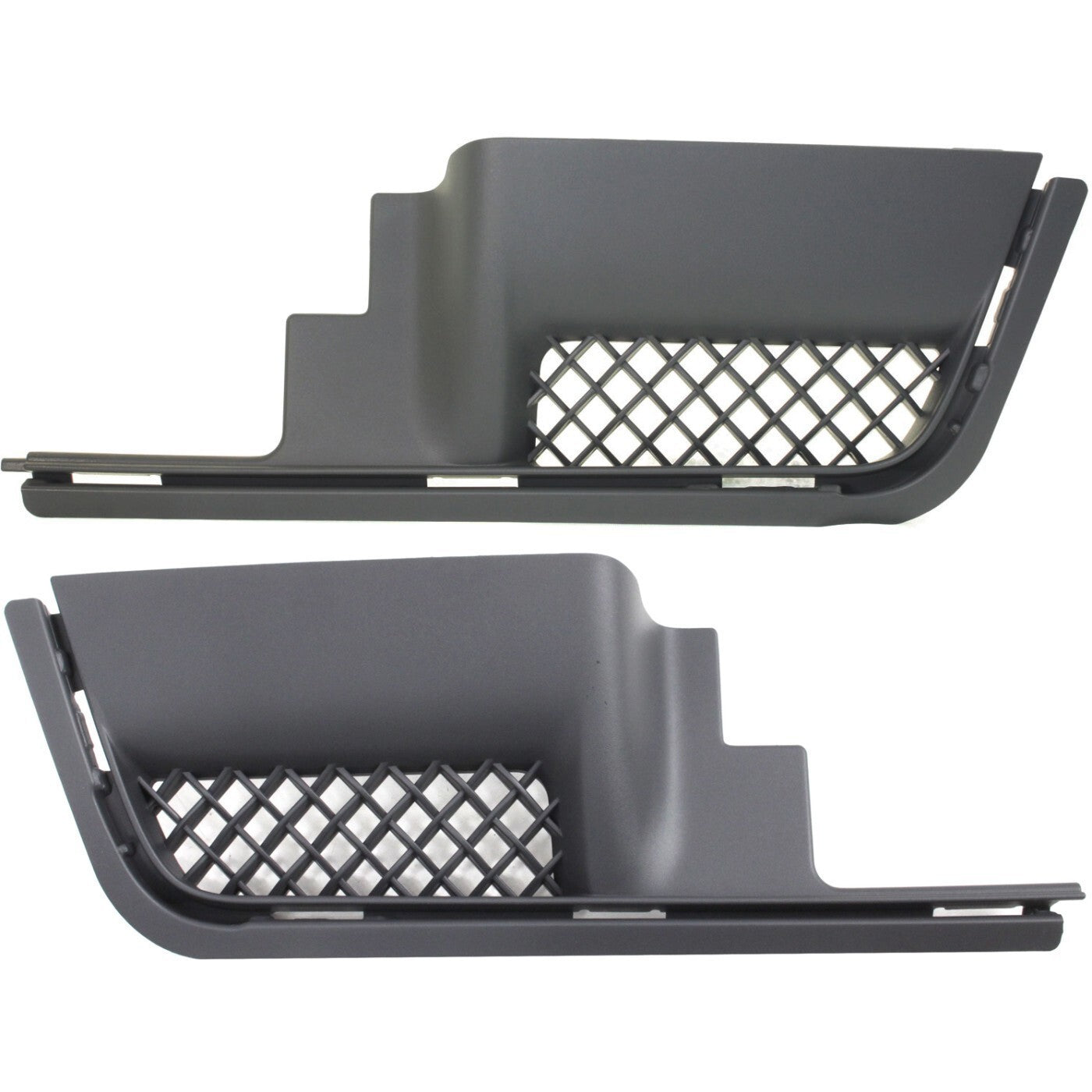 Bumper Filler For 2006-2009 Chevrolet Trailblazer w/ mesh grille Set of 2