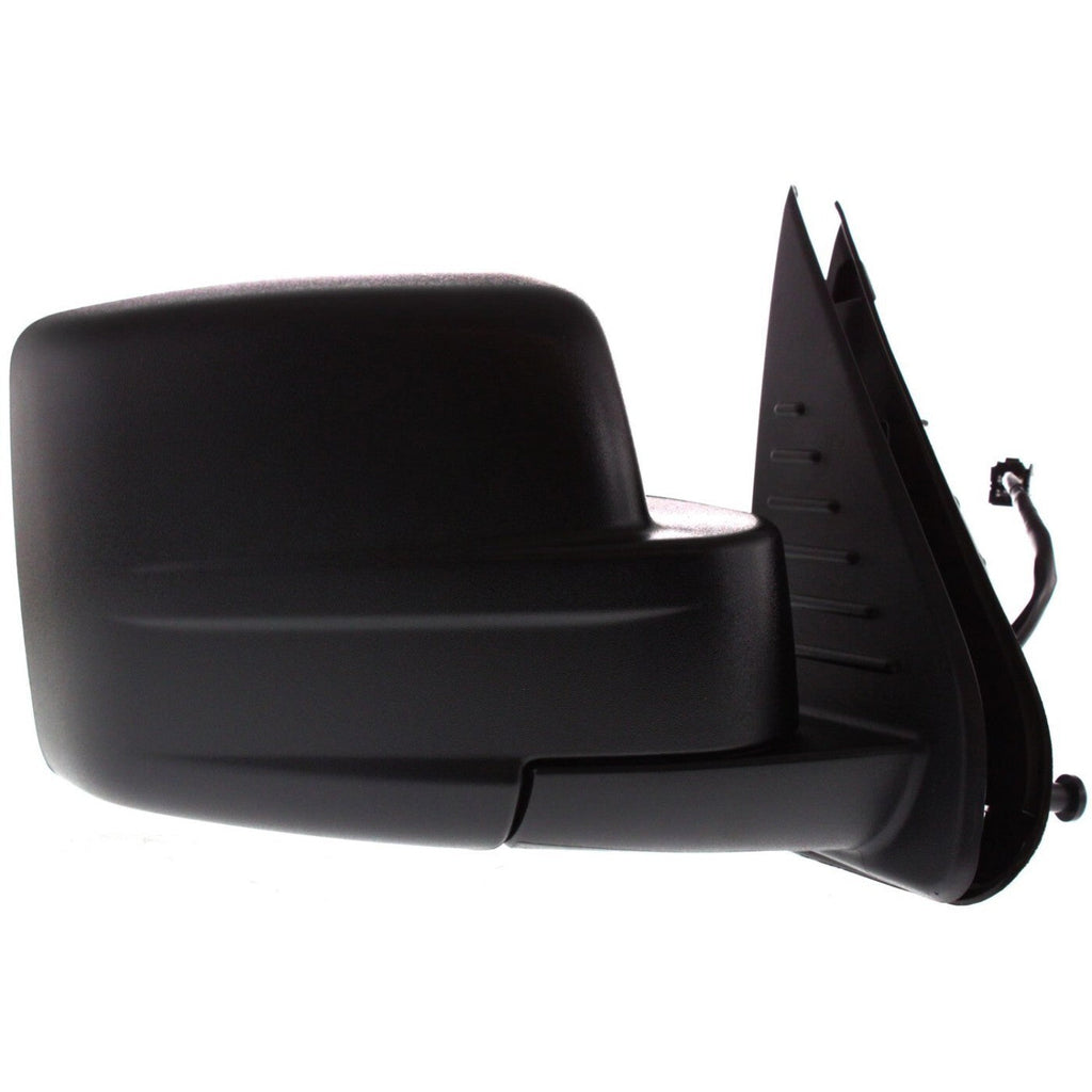 Power Mirror Set For 2008-2012 Jeep Liberty Textured Black Manual Folding