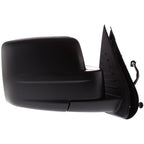 Power Mirror Set For 2008-2012 Jeep Liberty Textured Black Manual Folding