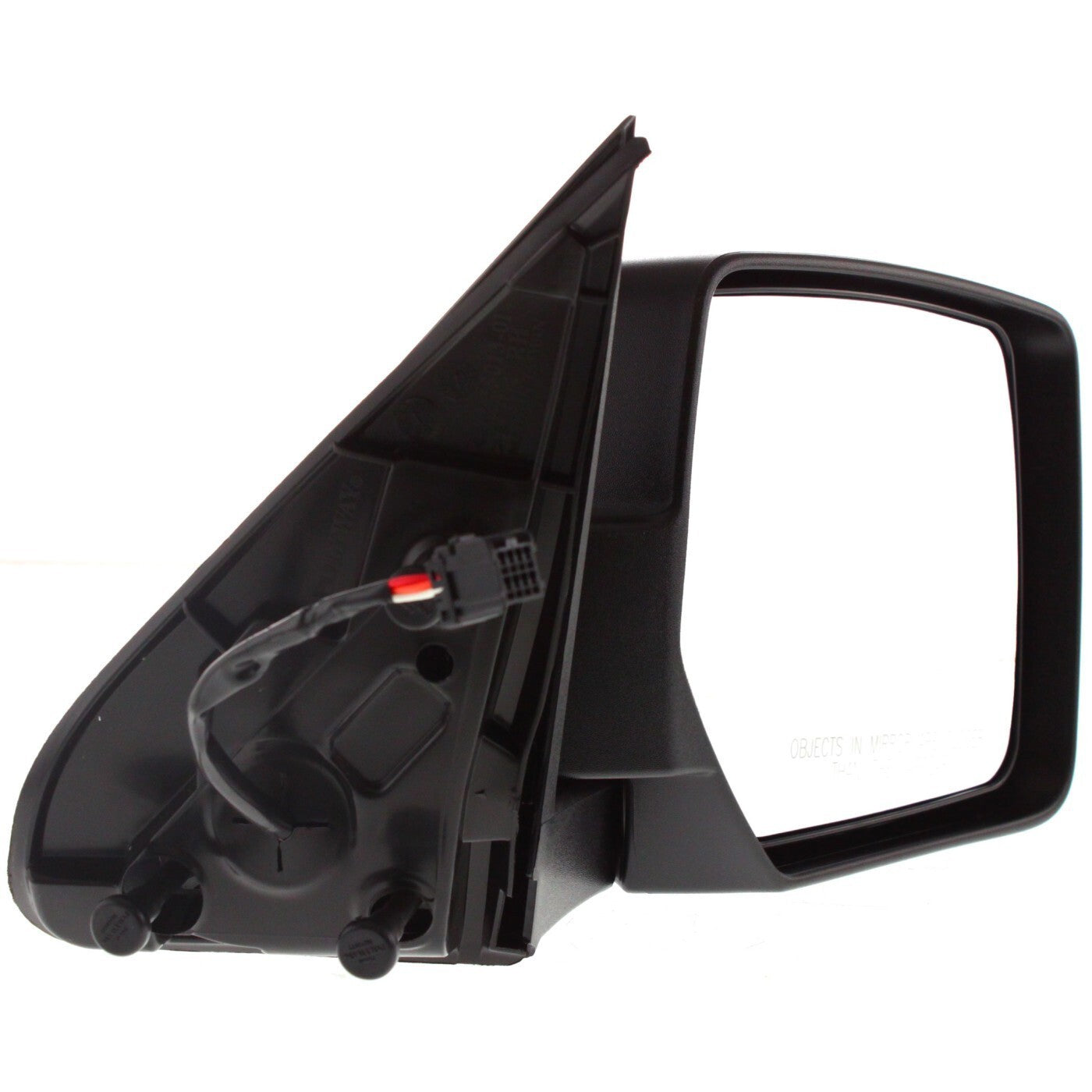 Power Mirror Set For 2008-2012 Jeep Liberty Textured Black Manual Folding