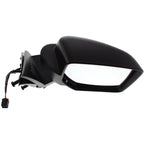 Power Mirror Set For 2008-2012 Jeep Liberty Textured Black Manual Folding