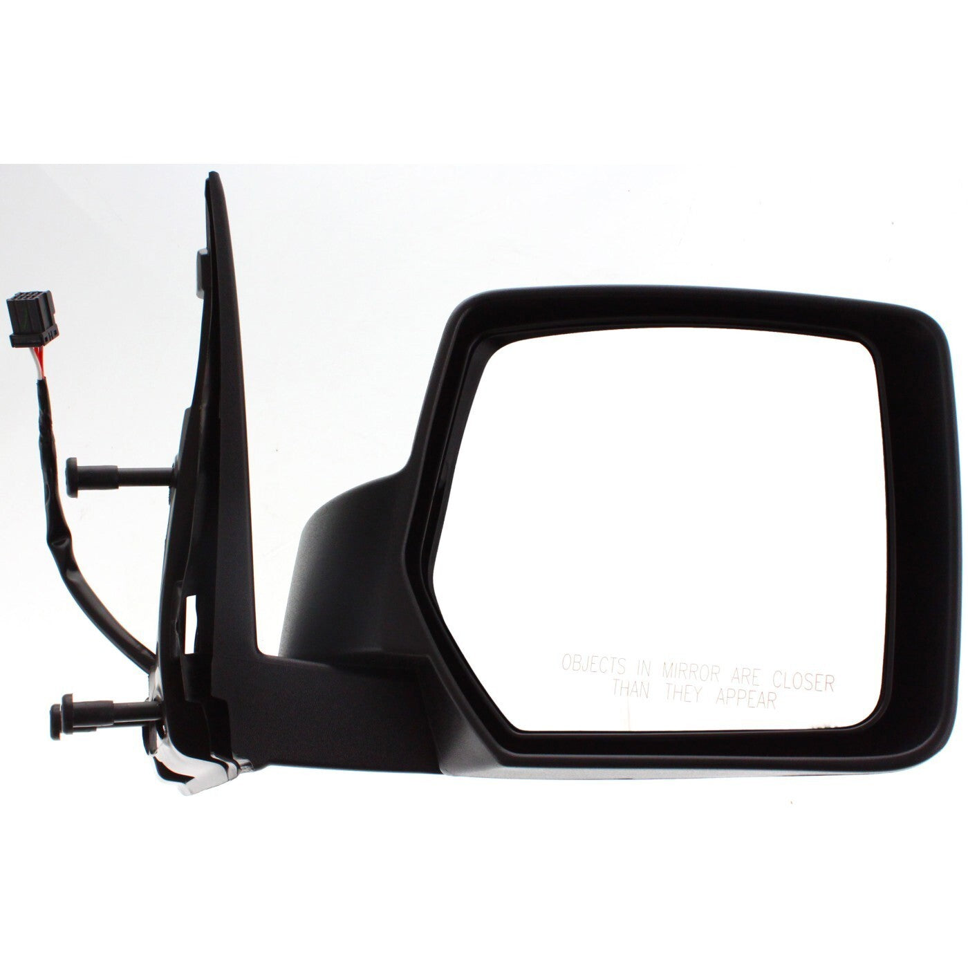 Power Mirror Set For 2008-2012 Jeep Liberty Textured Black Manual Folding