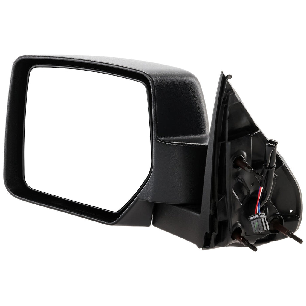 Power Mirror Set For 2008-2012 Jeep Liberty Textured Black Manual Folding