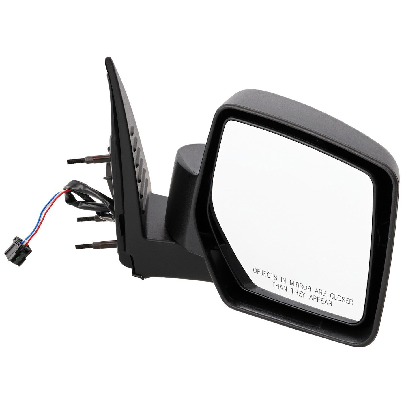 Power Mirror Set For 2008-2012 Jeep Liberty Textured Black Manual Folding