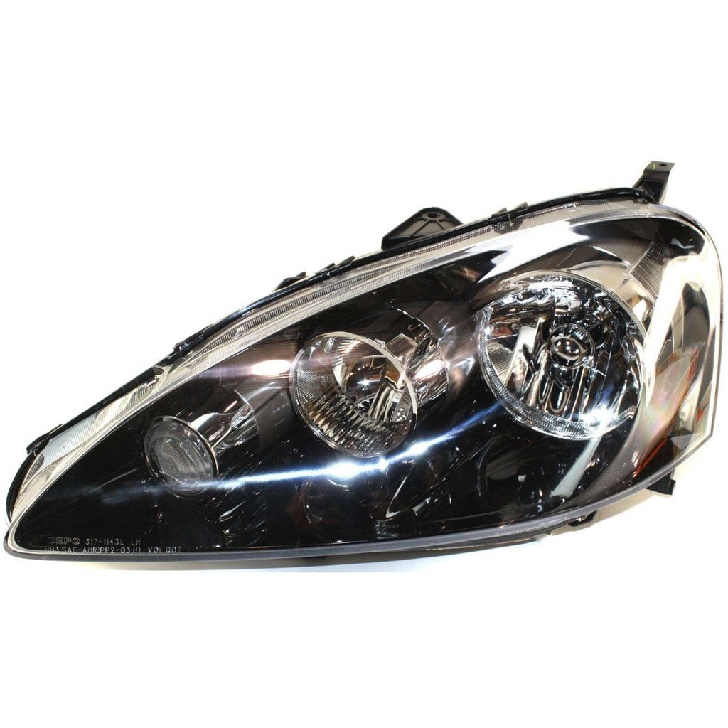 Driver and Passenger Side Headlight For Acura RSX 2005-2006 Halogen
