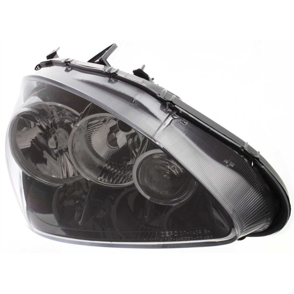 Driver and Passenger Side Headlight For Acura RSX 2005-2006 Halogen