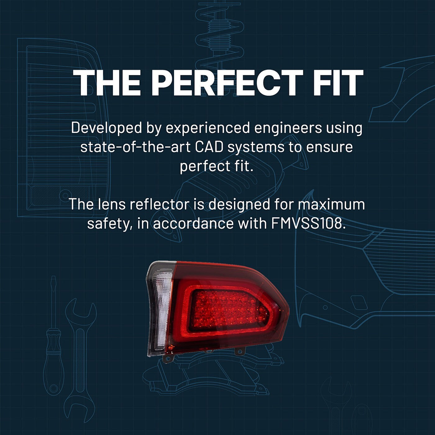 Tail Light Passenger Right Side Outer For 2007-2012 GMC Acadia