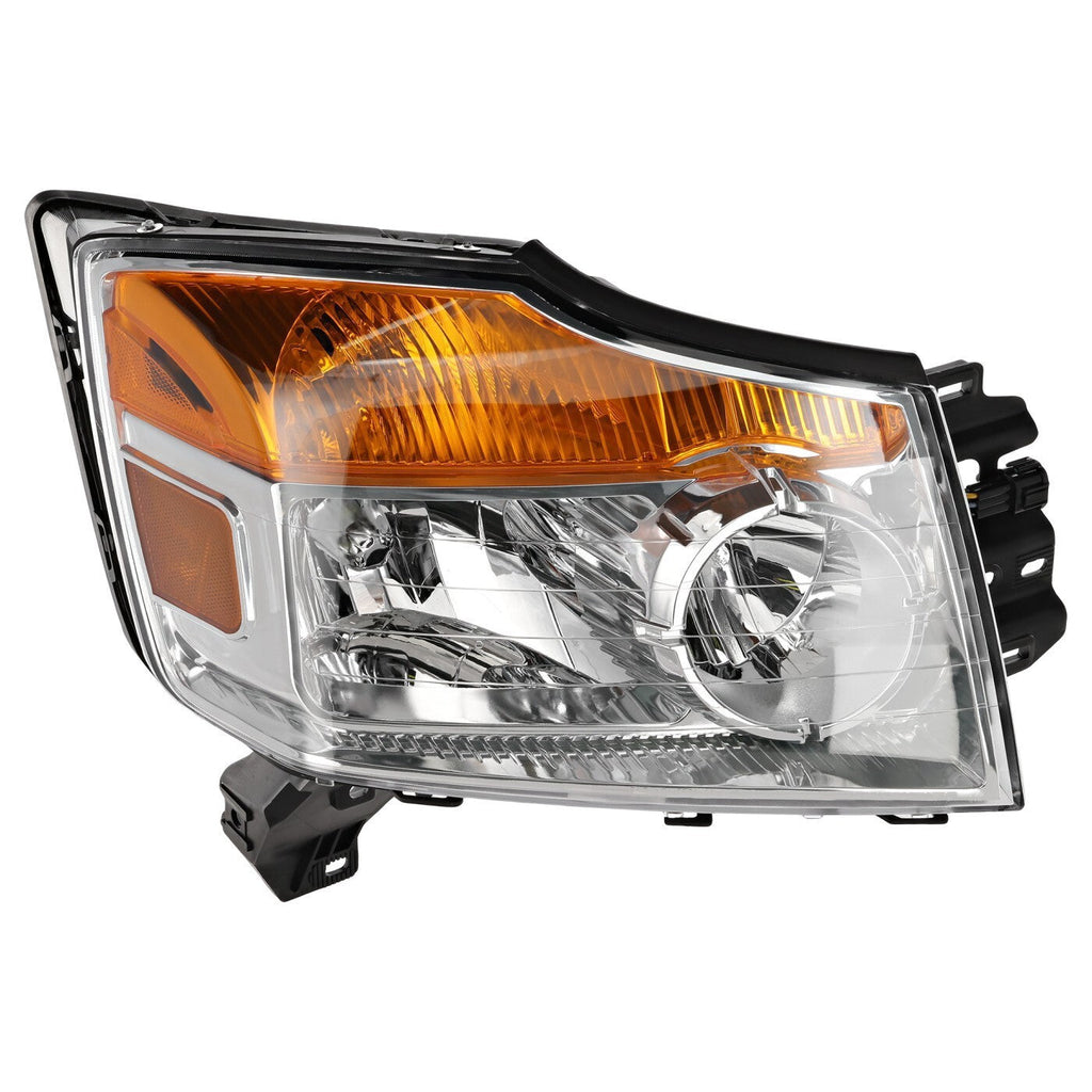 Headlights Headlamps Set For 2008-2015 Nissan Armada Left and Right Pair