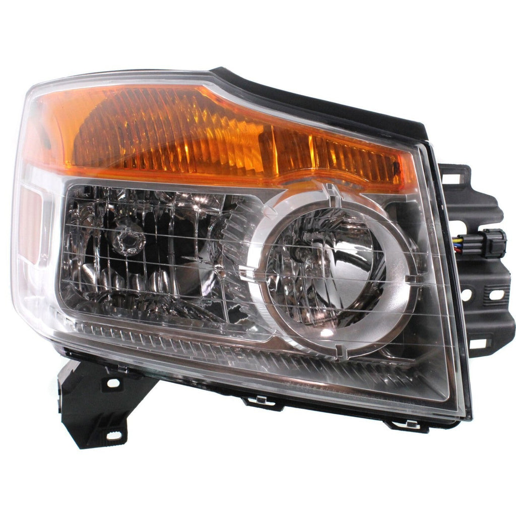 Headlights Headlamps Set For 2008-2015 Nissan Armada Left and Right Pair
