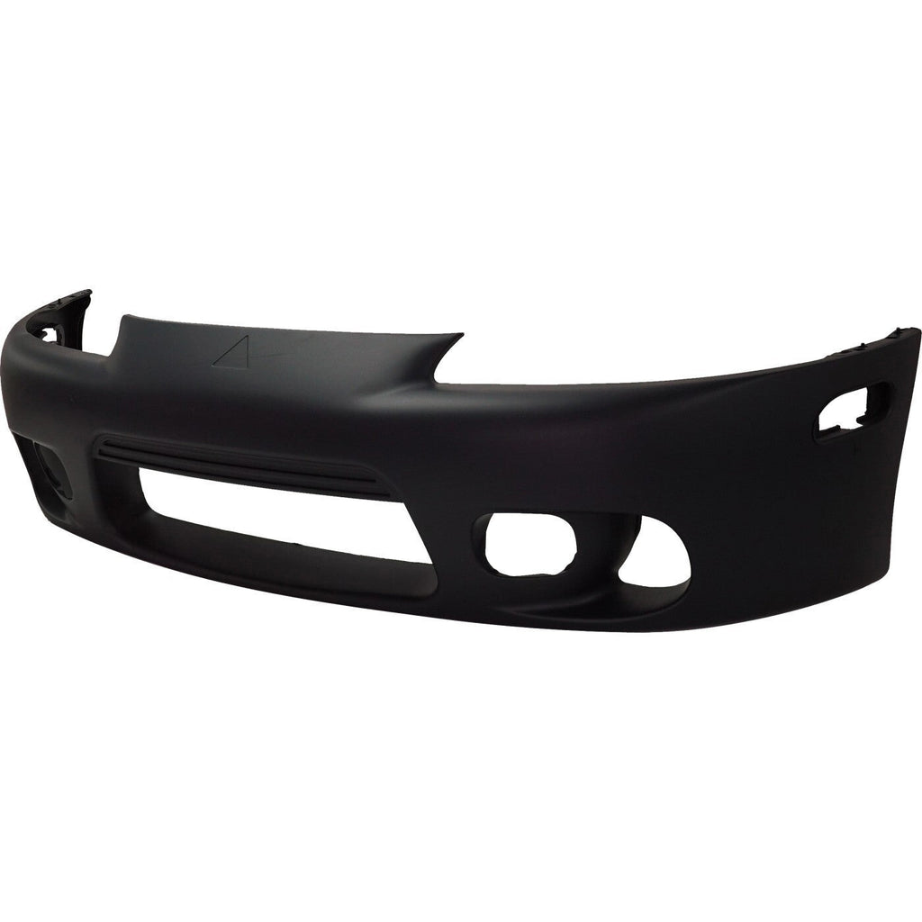 Front Bumper Cover For 1997-1999 Mitsubishi Eclipse Primed With Fog Light Holes