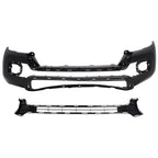 Bumper Cover Kit For 2016-2023 Toyota Tacoma Primed With Fog Light Holes Front