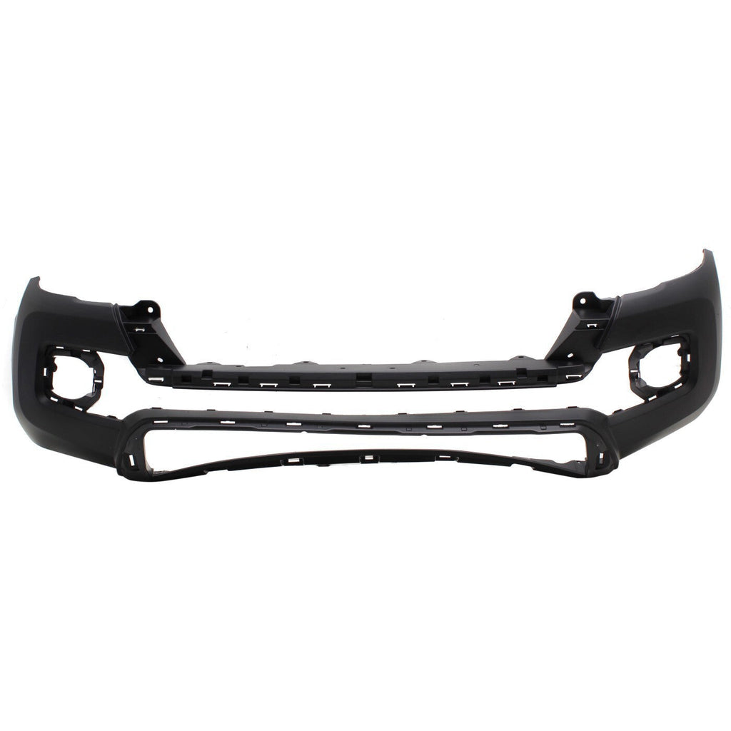Bumper Cover Kit For 2016-2023 Toyota Tacoma Primed With Fog Light Holes Front