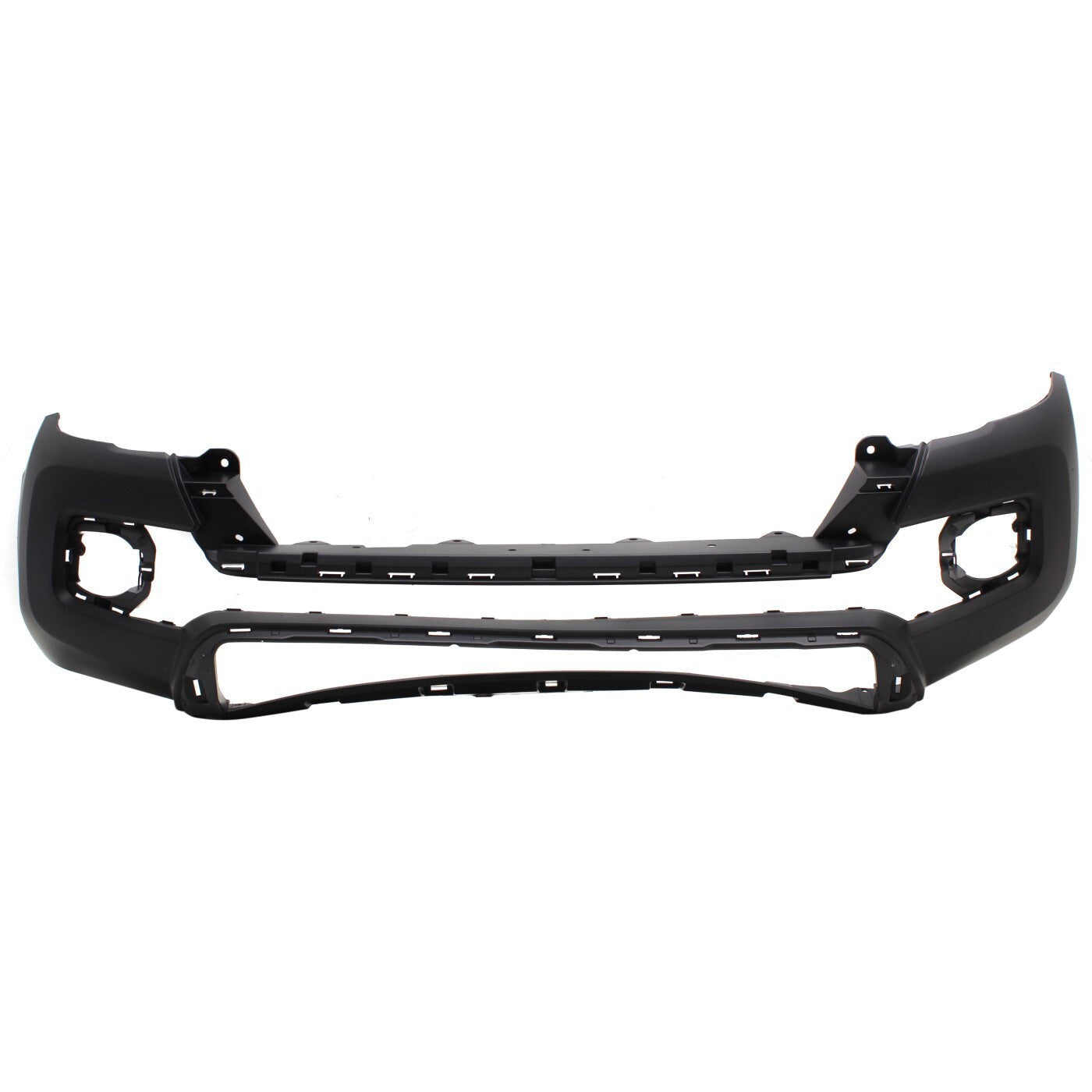 Bumper Cover Kit For 2016-2023 Toyota Tacoma Primed With Fog Light Holes Front