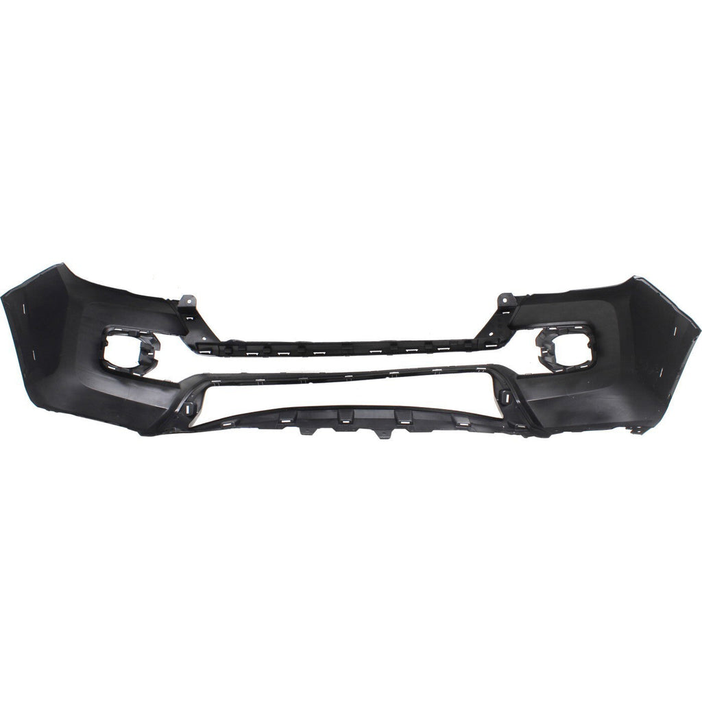 Bumper Cover Kit For 2016-2023 Toyota Tacoma Primed With Fog Light Holes Front