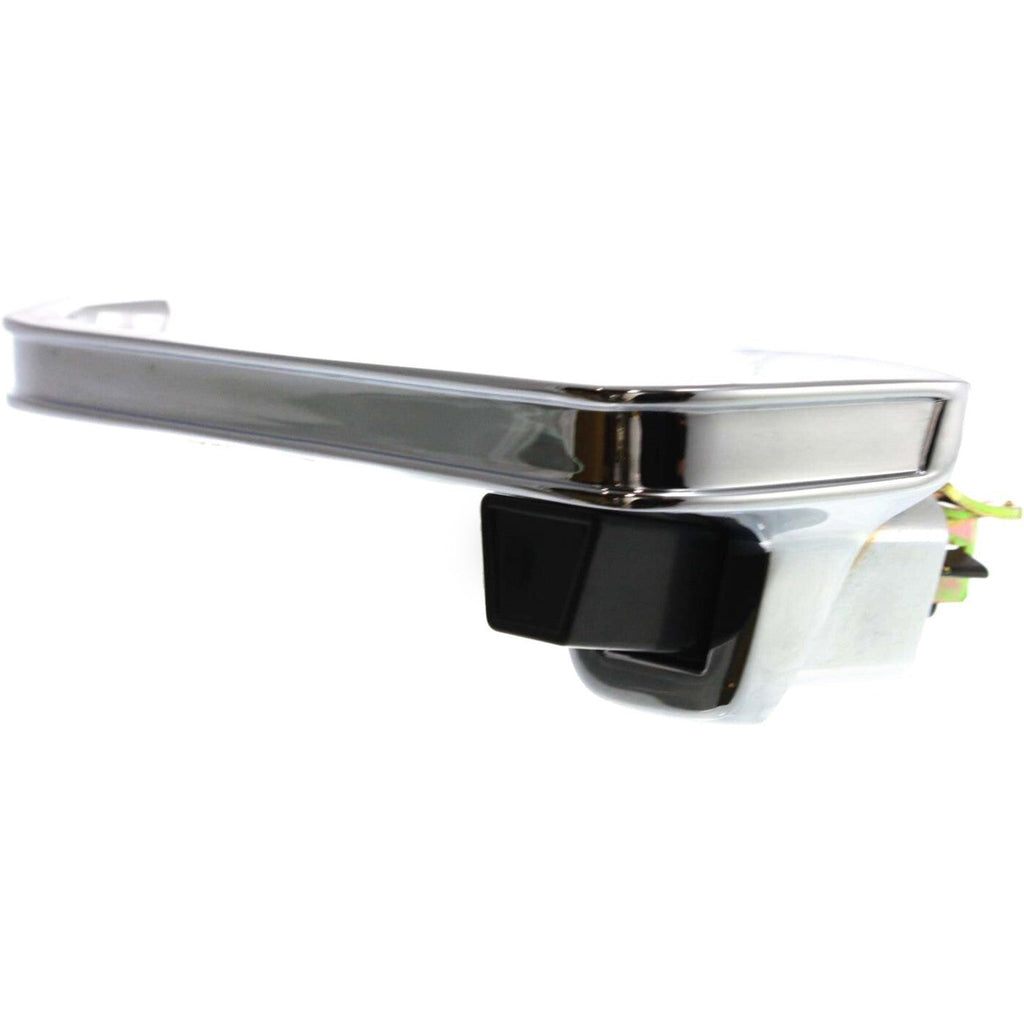 Exterior Door Handle For 78-86 Chevrolet C10 87 R10 Set of 2 Front Chrome Metal