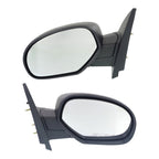 Mirror Set For 2007-2013 Silverado 1500 Sierra 1500 Manual Textured Left & Right