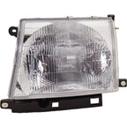 Headlight Grille Assembly Kit For 1997-2000 Toyota Tacoma RWD with Corner Lights