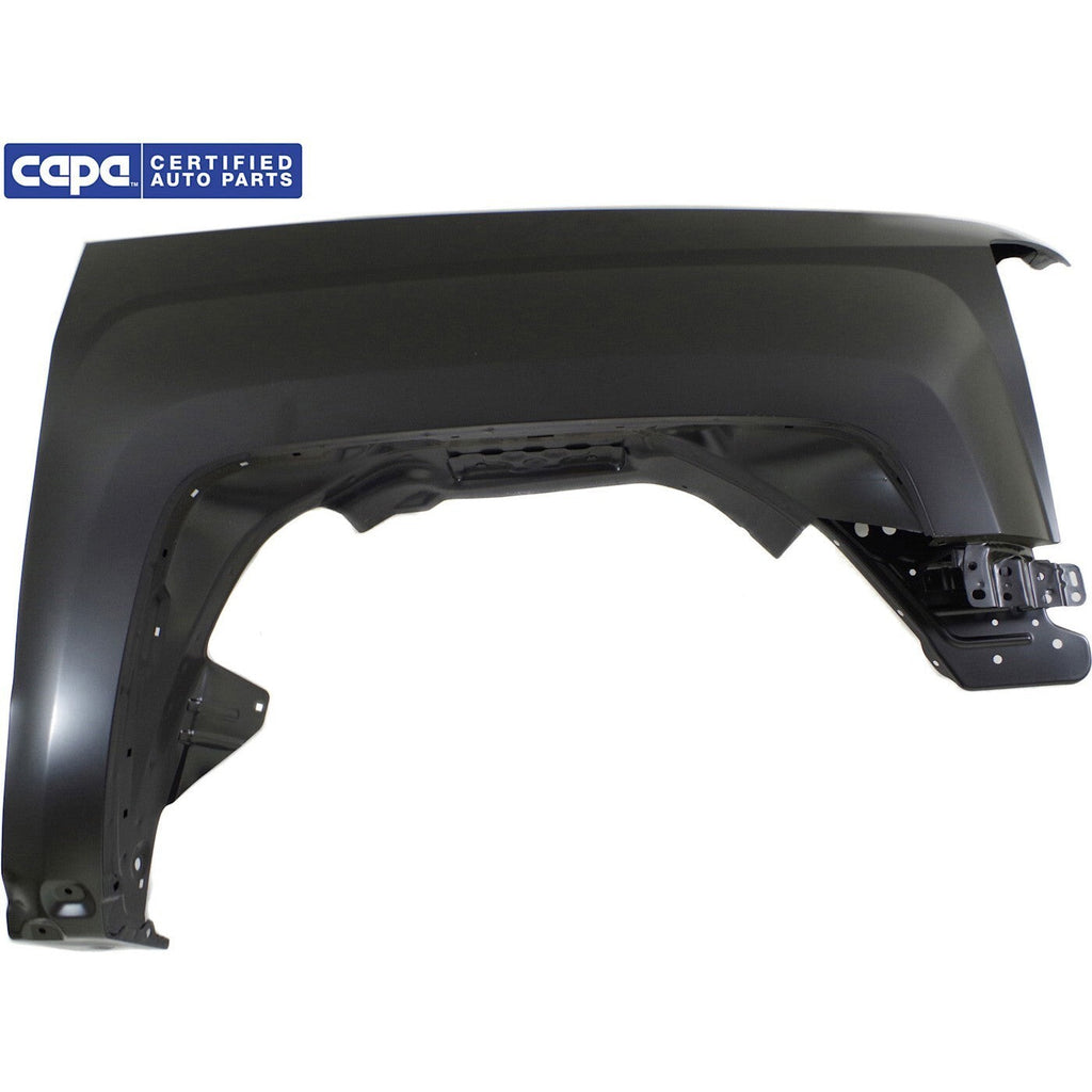 Front Passenger Fender For 2014-2018 Chevrolet Silverado 1500 CAPA Steel Primed