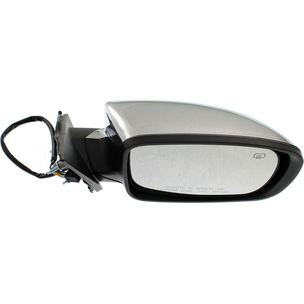 Power Mirror For 2011-18 Chrysler 300 Passenger Side Manual Fold Heated Chrome