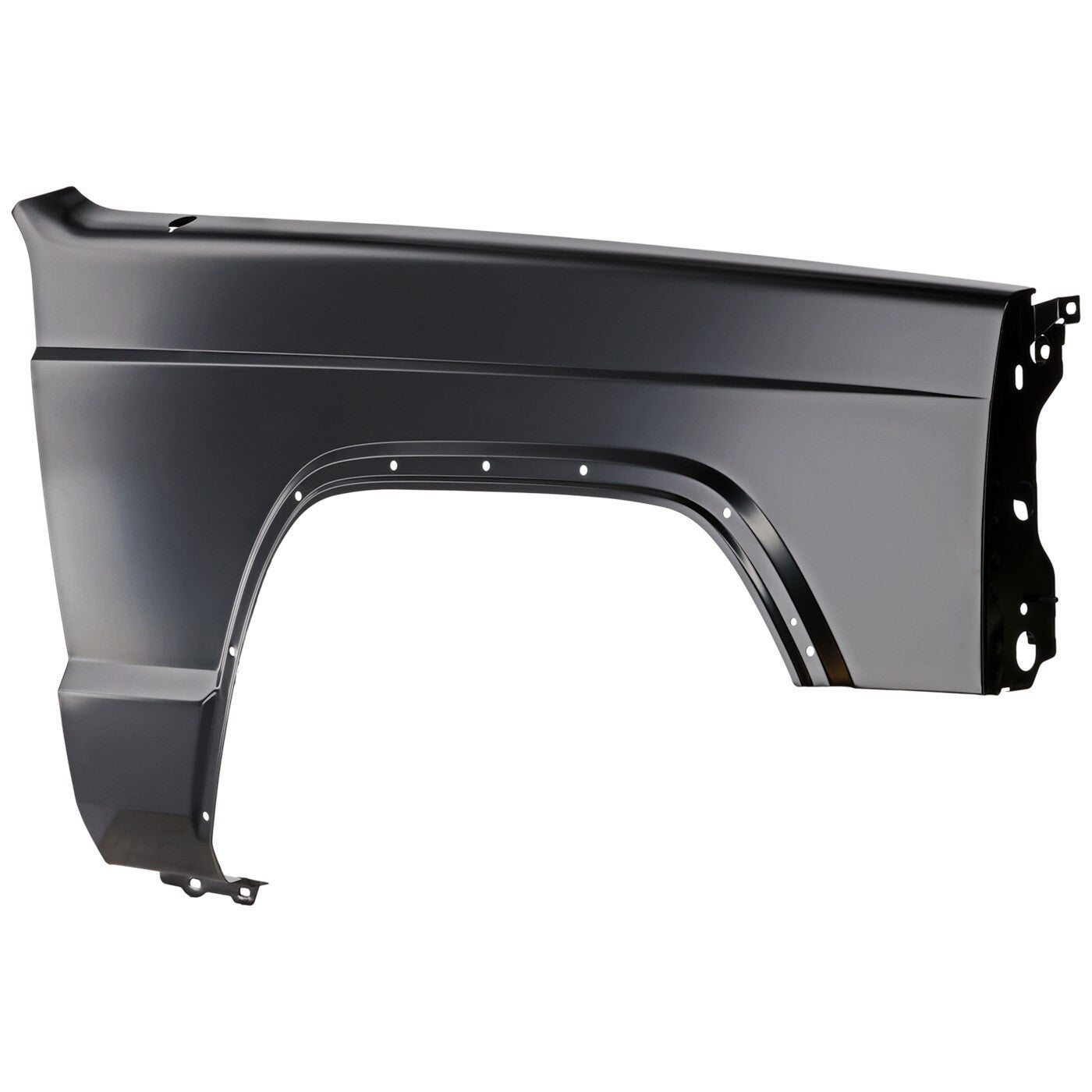 Fender For 1997-2001 Jeep Cherokee Front Passenger Primed Steel w/ Molding Holes