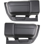 Bumper End Cap Set For 1997-01 Jeep Cherokee Front Textured 5DY40DX9 5DY41DX9AC
