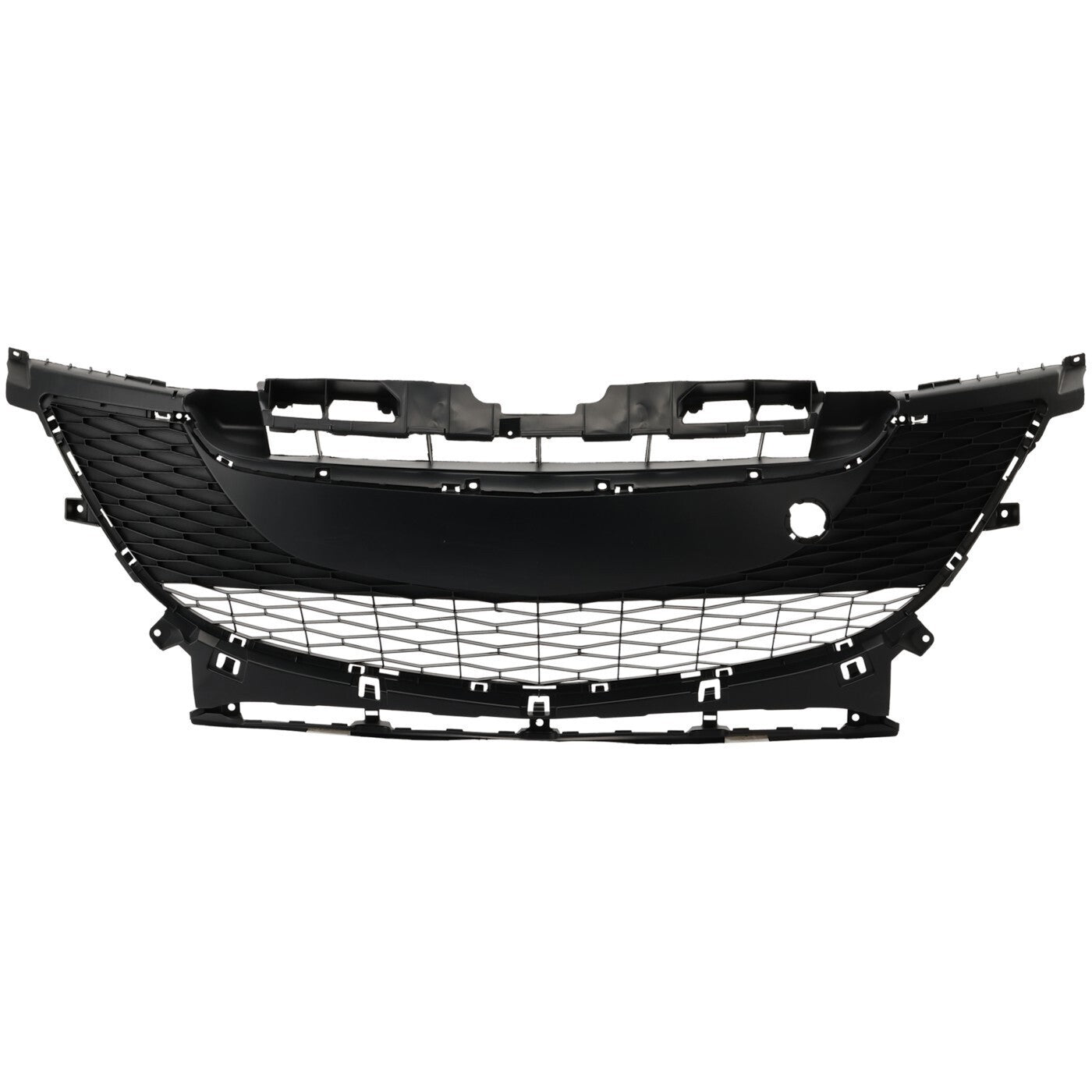 Bumper Grille For 2010-2011 Mazda 3 Front 2L Textured Gray BBM4501T1H MA1036112