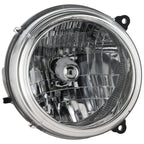 Driver and Passenger Side Headlights For Jeep Liberty 2002-2004 Halogen w/ Bulbs