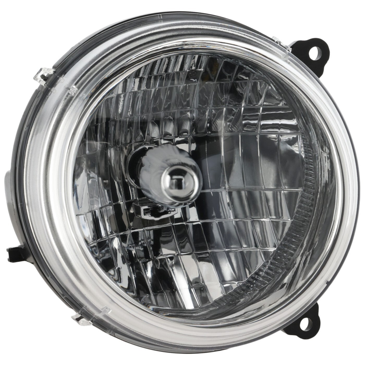 Driver and Passenger Side Headlights For Jeep Liberty 2002-2004 Halogen w/ Bulbs