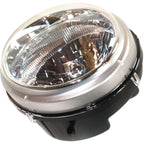 Driver and Passenger Side Headlights For Jeep Liberty 2002-2004 Halogen w/ Bulbs