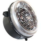 Driver and Passenger Side Headlights For Jeep Liberty 2002-2004 Halogen w/ Bulbs